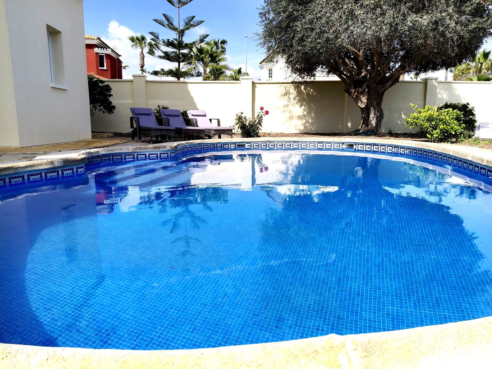 Zwembad in Villa Elegante