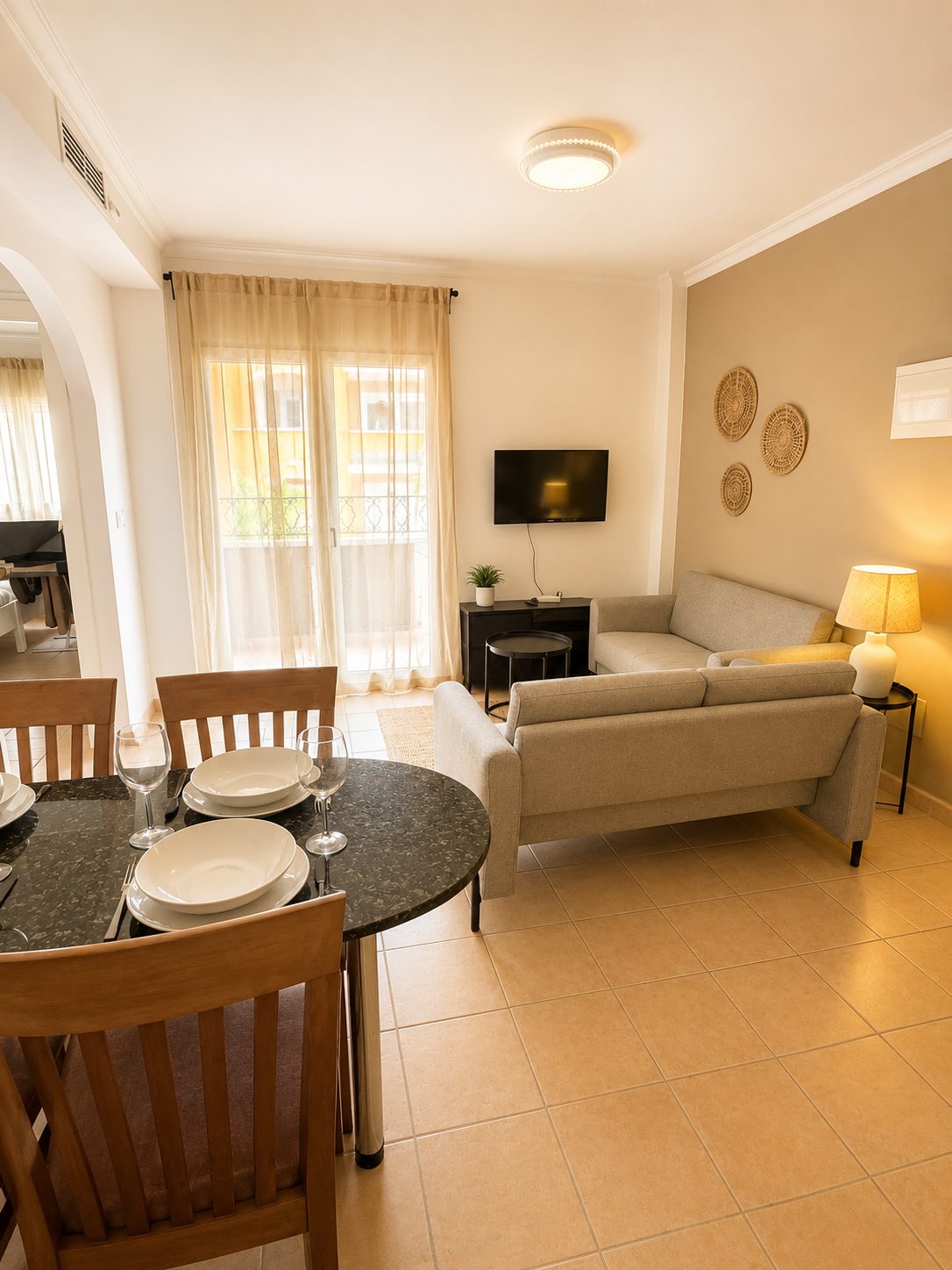 Woonkamer in Casa Azul