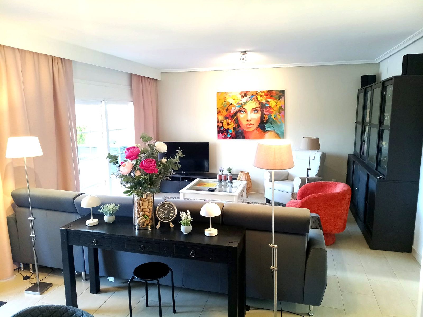 Woonkamer in Villa Elegante