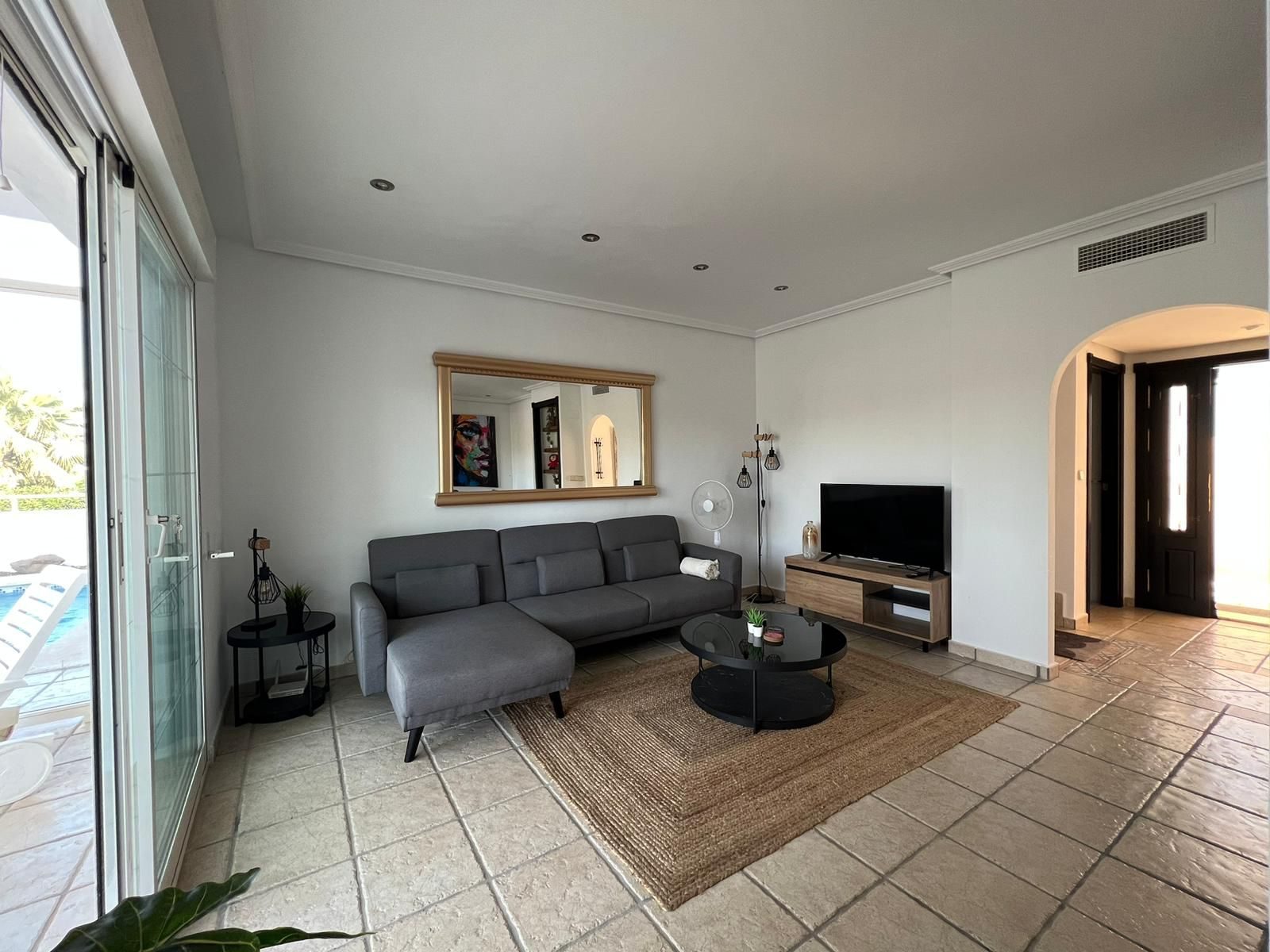 Woonkamer in Villa Hermosa