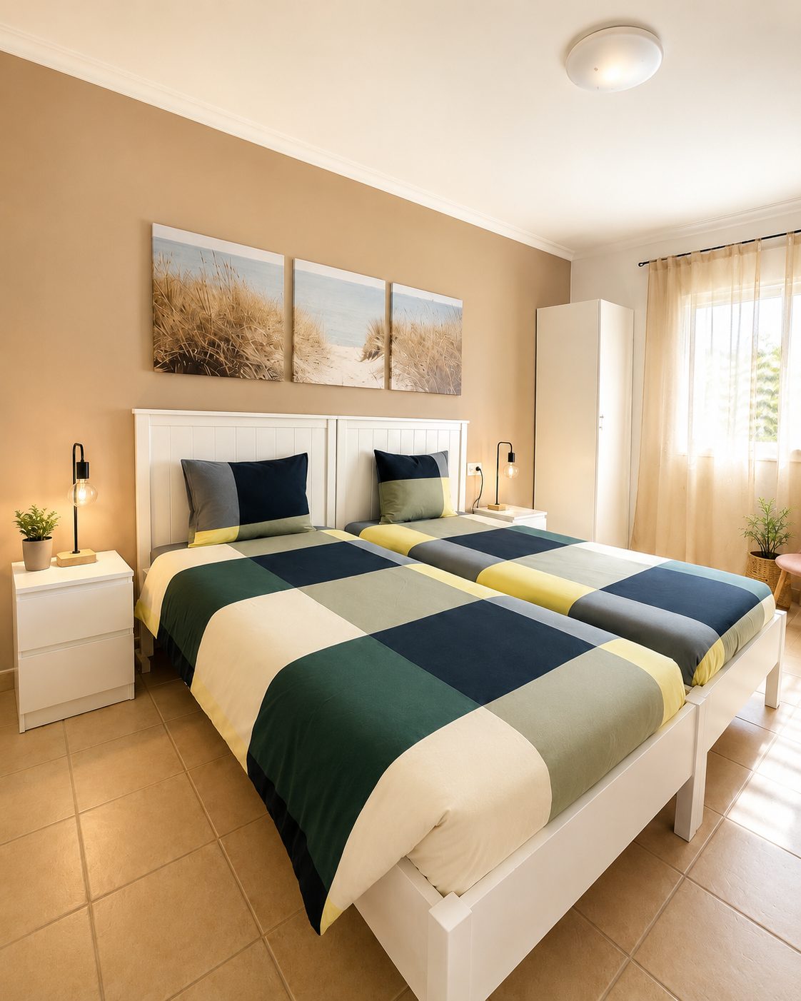 Slaapkamer in Casa Azul